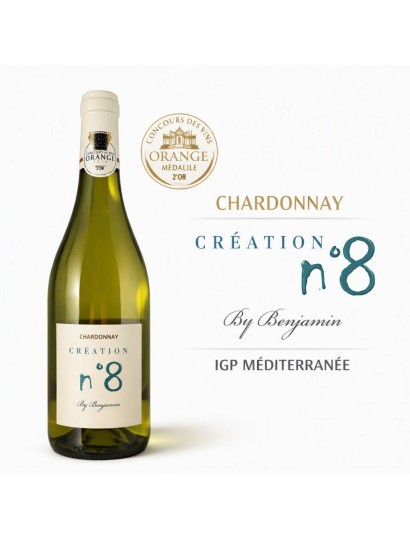 Chardonnay création n°8-IGP Méditerranée 2023