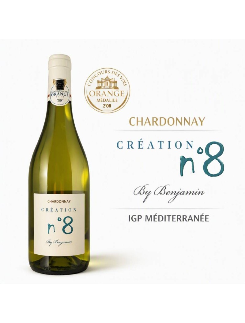 Chardonnay création n°8-IGP Méditerranée 2023