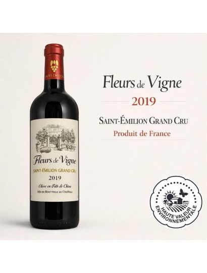 Fleurs de Vigne Château Juguet - Saint-Émilion Grand Cru 2019